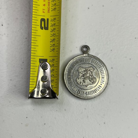 Antique German 1882 Commemorative Medal/Pendant - Picture 3 of 4